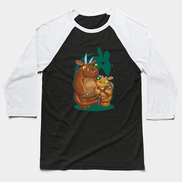 The Good The Bad The Ugly Baseball T-Shirt by ArtisticDyslexia